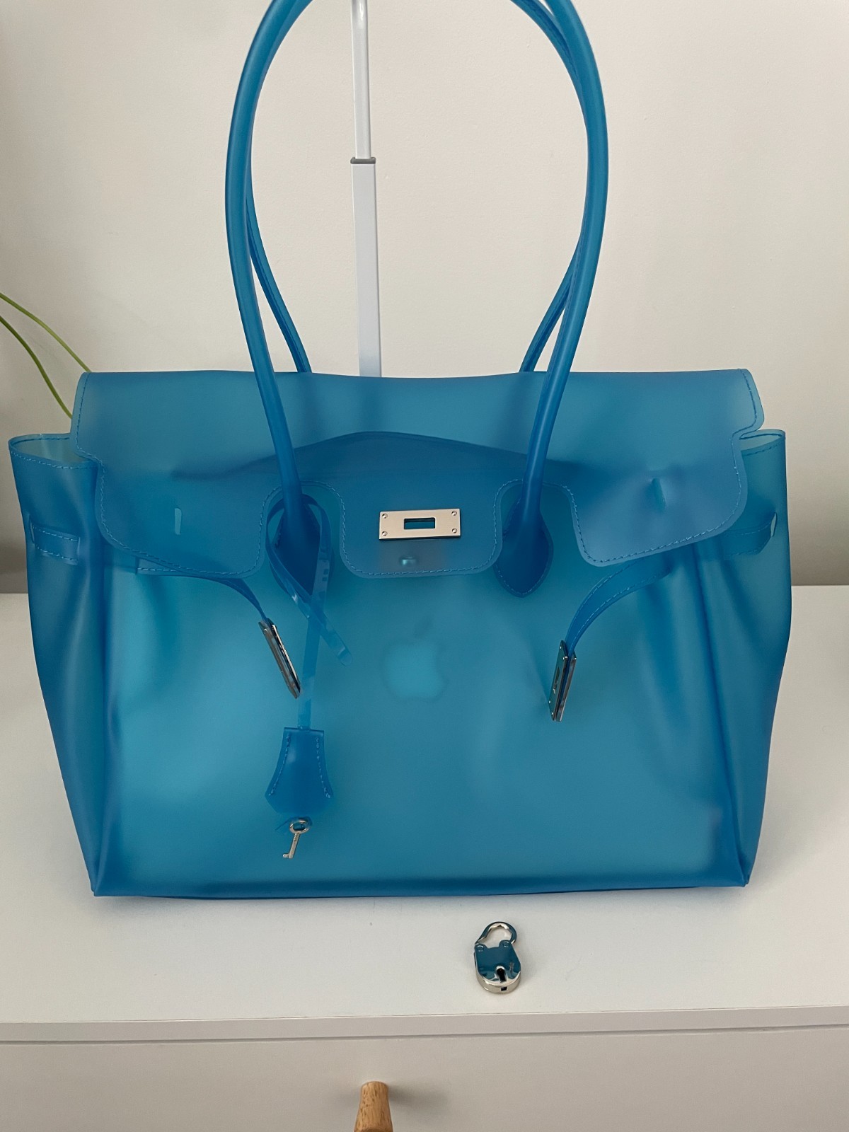 Bolso de Hombro Gelatina Calidad Transparente Raro, TPU, 35/27 cm - Envío RÁPIDO Mismo Día