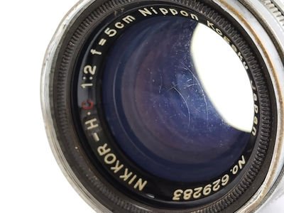 Nippon Kogaku Nikon Nikkor H C 5cm 50mm F2 LTM L39 Lens【EXC+4