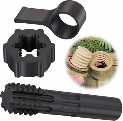 Pottery Clay Threading Making Kits, Clay Tap and Die Set for Jars and Lids Caps