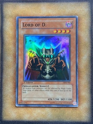 Yugioh Lord of D. SDK-041 Super Rare 1st Ed LP