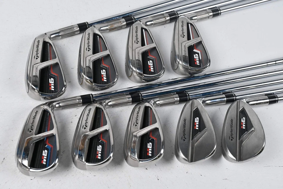 Taylormade M6 Irons / 4-PW+GW+SW / Regular Flex XP 100 R300 Shafts - Image 2 of 4