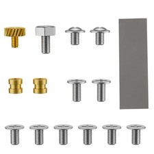 SSK M.2 Screws Kit,NVMe Screw m.2 SSD Mounting Kit with Cooling Pad, Gold