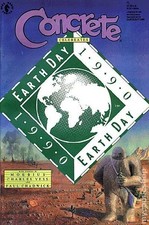 Concrete Celebrates Earth Day #1 VG 4.0 1990 Stock Image Low Grade