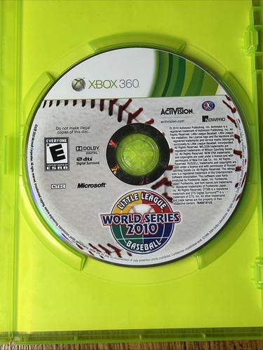 Little League World Series Baseball 2010 (Microsoft Xbox 360, 2010) Game & Case - Afbeelding 2 van 5