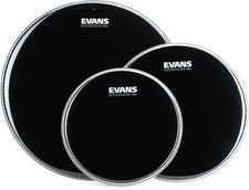 Evans Black Chrome Tom Pack - 10, 12, 16 Batt...