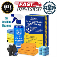 Clay Bars Kit, 6 Clay Bars & 20 PCS Lubricant Tablets Complete Car Detailing Kit