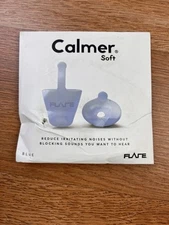 Flare Calmer Soft Blue Ear Plugs Alternative Reusable Silicone Damaged Package