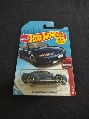 ミニカー Hotwheels NISSAN SKYLINE GT-R BNR32 Hot Wheels Nissan Skyline GT-R (BNR32) Blue HW Nissan Series 4/5