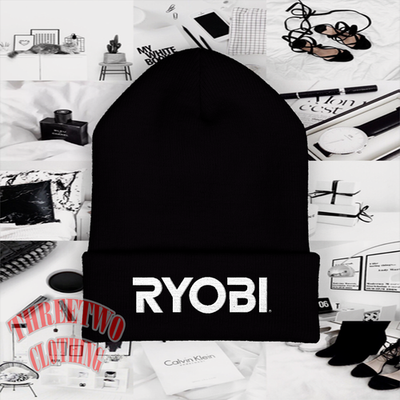 #ad Ryobi Tools Adult Winter Black Classic Beanie Hat $28.98