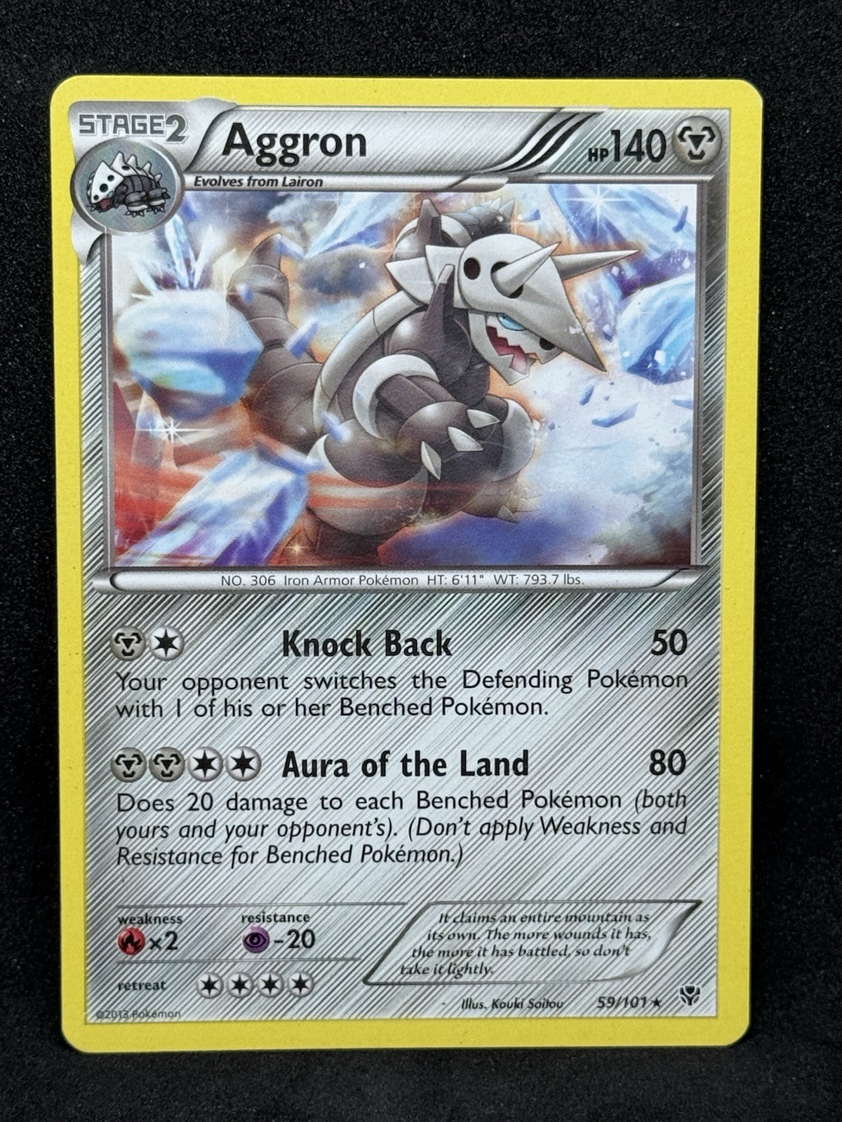 Aggron 59/101 Plasma Blast Regular