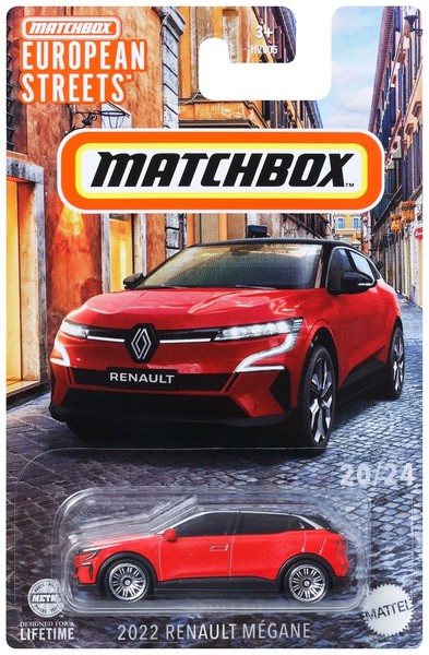Matchbox European Streets 2022 Renault Megane 20/24 HVV40 New Diecast Model-image