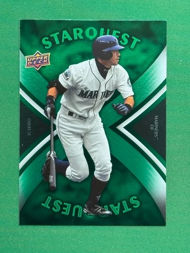2008 Upper Deck First Edition Baseball StarQuest Green Common #SQ-1 Ichiro