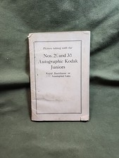 Antique Autographic Kodak Juniors 2c 3a Eastman Kodak Instruction Manual 1924