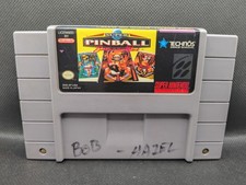 Super Pinball Behind the Mask Super Nintendo SNES Video Game Cart