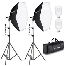 Softbox Photography Lighting Kit, 30"X30" Professional Softbox Lighting Kit w...