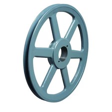1/2 In To 1-1/2 In Quick Detachable Bushed Bore 1 Groove V-Belt Pulley 14.75 In