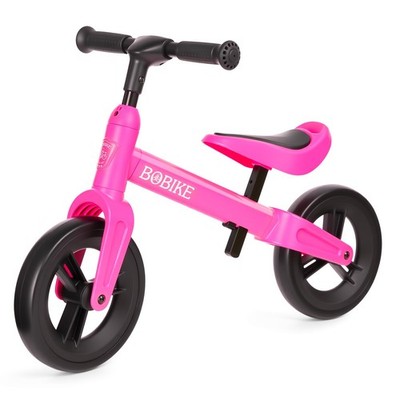 Bobike Toddler Balance Bike Toys for 1 to 4 Year Old Girls Middle, Rose Red 