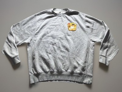 Nike Balanced Diet Graphic Gray Crewneck Pullover Sweatshirt. DQ1057-063 Sz. XL