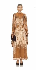 BNWT Zimmermann Momento Burnt Out Gown