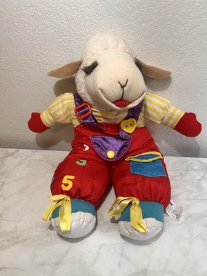 Vintage 1994 Playtech Teaching Talking Lambchop Plush Stuffed Toy