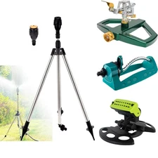 360° Rotation Auto Irrigation System Garden Lawn Sprinkler Patio Save Water