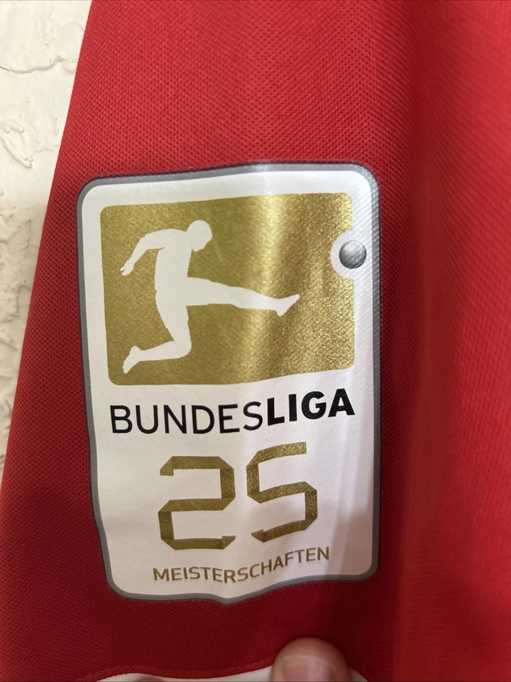 Camiseta de futebol Adidas FC Bayern Munchen masculina L autêntica 2018-19 - Imagem 3 de 4