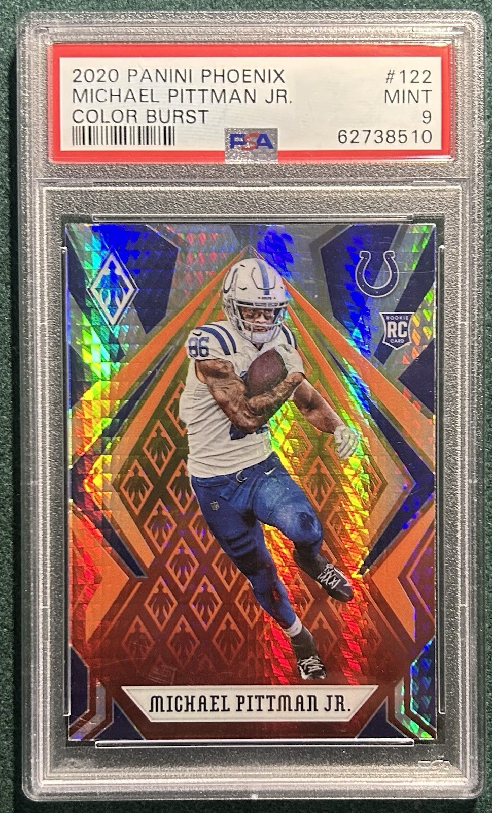 2020 Panini Phoenix - Rookies Michael Pittman Jr. #122 Color Burst (RC)