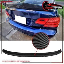 For 07-13 BMW E92 3-Series Coupe PSM Style Trunk Spoiler ABS Carbon Fiber Print