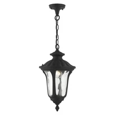 Livex Lighting - Oxford - 1 Light Outdoor Pendant Lantern in Traditional Style -
