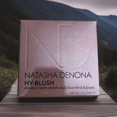 NATASHA DENONA CLOUDY CREAM CHEEK DUO NUDE MUSE 0.35 OZ. VEGAN NIB
