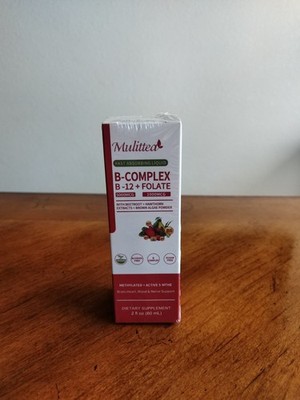 Mulittea Methylated B Complex Liquid Drops 5000 mcg B12 + 1000 mcg Folate 30days