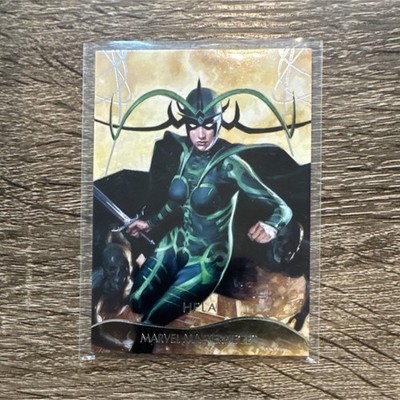 Marvel Masterpieces SkyBox Hela #50 Serial Numbered Trading Card 2020