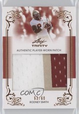 2013 Leaf Trinity Authentic Player-Worn 53/60 Rodney Smith #DP-RS2 Patch 0s3