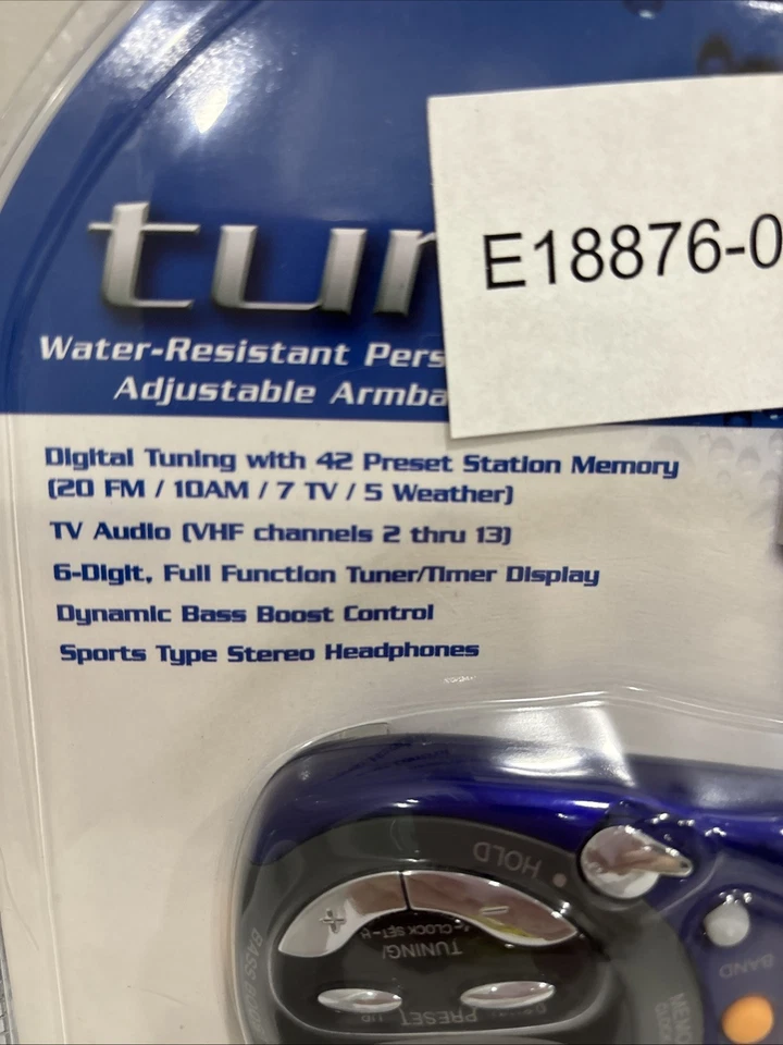 Emerson HR2003BL Digital Tuner Stereo Radio TV/Weather/FM/AM - Image 2 of 4