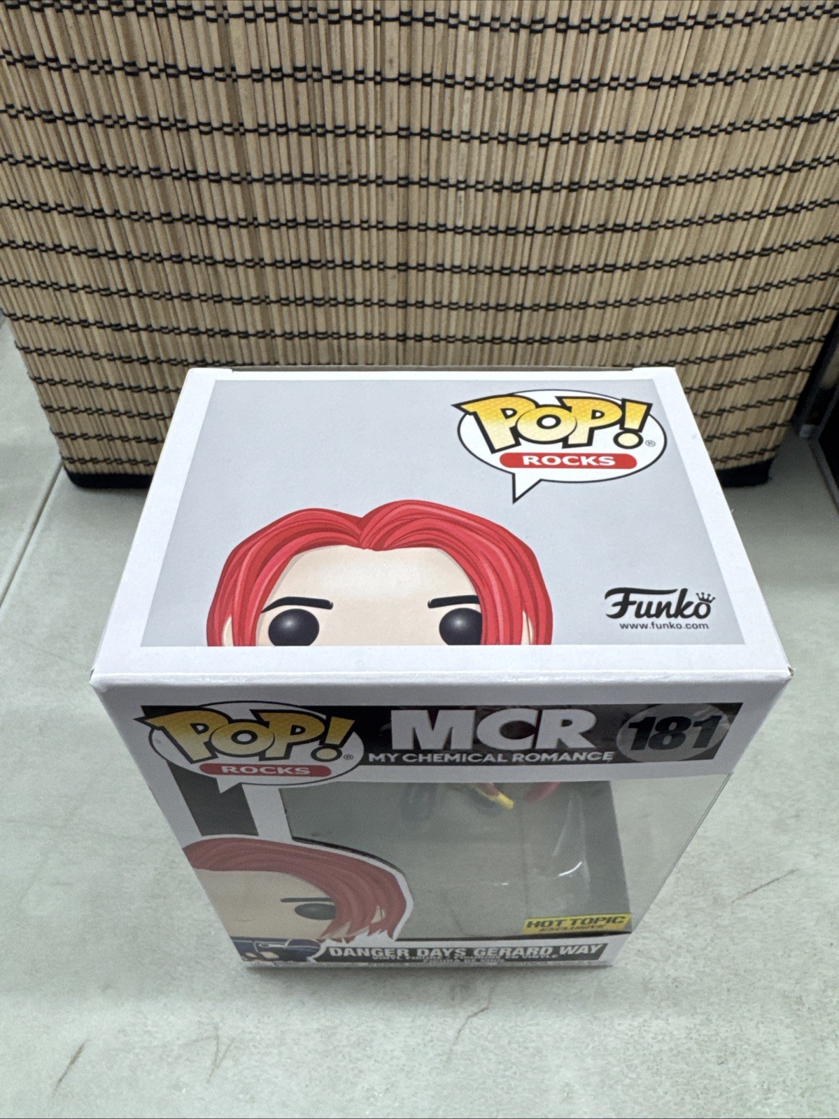 Funko Pop! My Chemical Romance Danger Days GERARD WAY #181 Hot Topic W/Protector