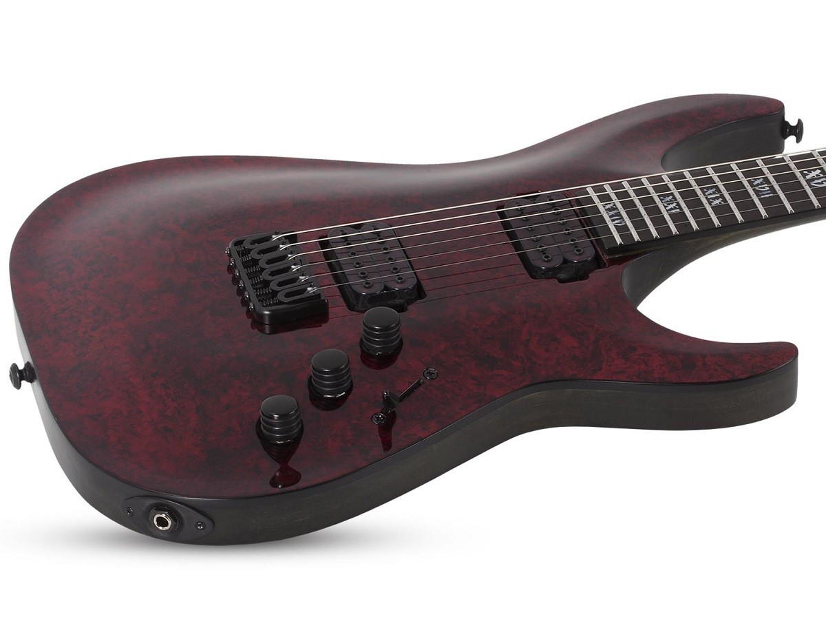 Schecter C-1 Apocalypse Electric Guitar in Red Reign | eBay