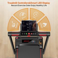 Home Treadmill with Safety Rails & Emergency Stop - Quiet Compact for Beginners 2