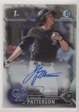 2016 Bowman Chrome Prospects Refractor /499 Jordan Patterson #CPA-JP Auto 00jz