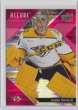2024/25 Upper Deck Allure Juuse Saros Nashville Predators Red Rainbow