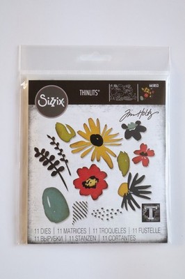 NEW Sizzix Thinlits 11PC #665853