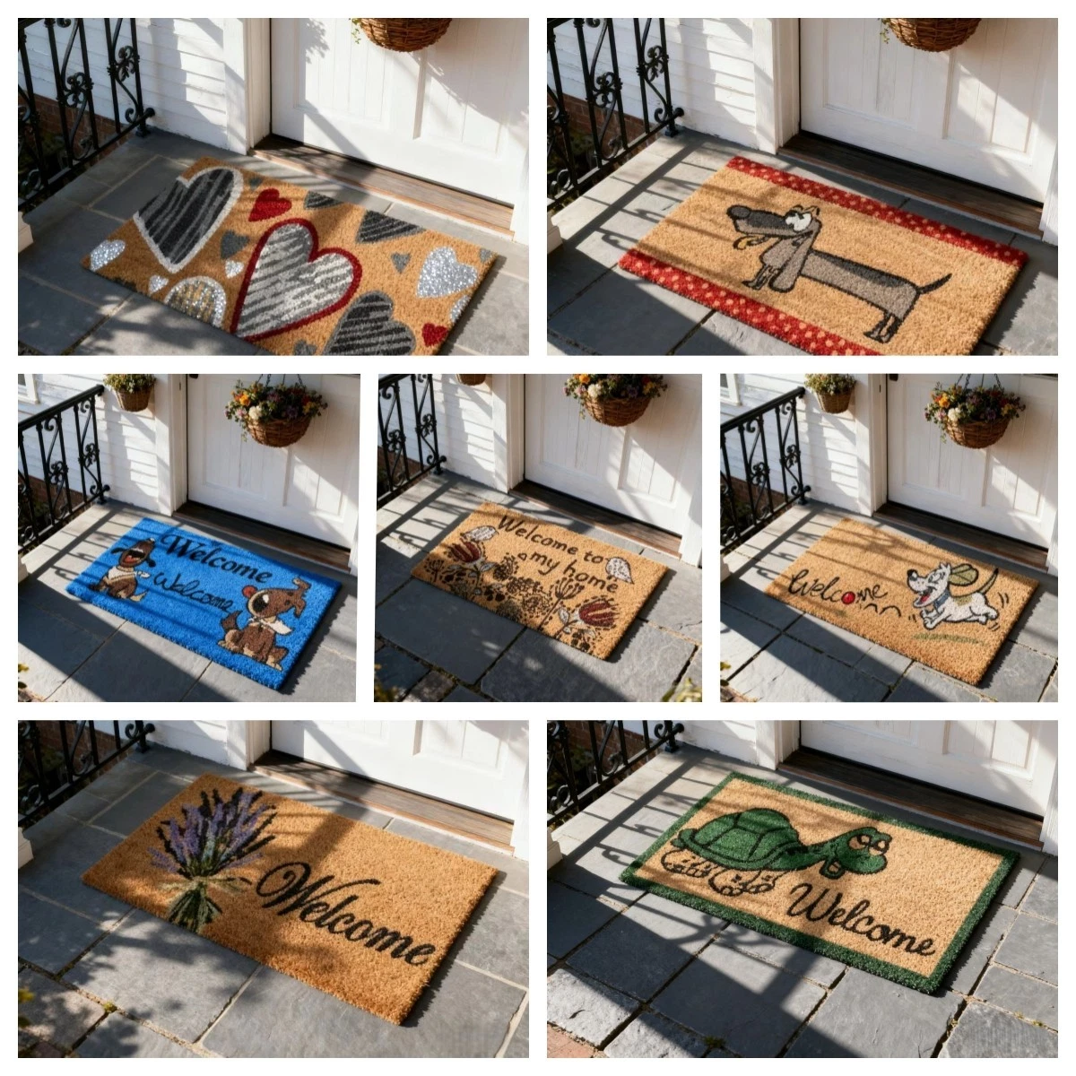 Tappeto in cocco 45x75 cm diam