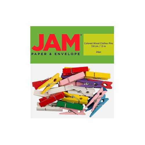 Marmelade Büro Holz Klammer Wäscheklammern groß 1 1/2 Zoll verschiedene Farben 230734409