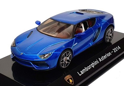 Panini 1/43 Scale Diecast PN07G - 2014 Lamborghini Asterion - Met. Blue