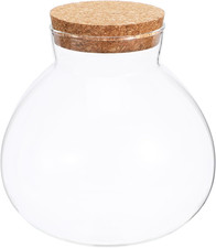 Pflanzenterrarium Glasbehälter mit Korkdeckel für Sukkulenten und Aquarien Pfleg