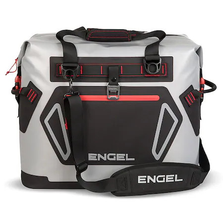 Engel Hd30-Lg Red Soft Sided Cooler, 17"X20-1/2", Light Gray