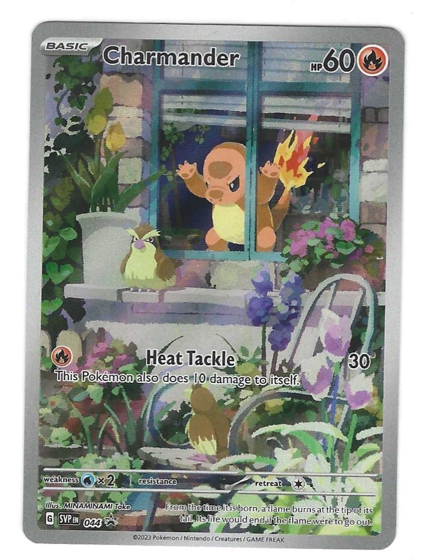 Pokémon TCG: Charmander (OBF ETB Promo) - SVP044 - Scarlet Violet Promos - NM