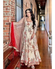Pakistani Party Wear Anarkali Suit Indian Designer Ethnic Salwar Kameez Dress