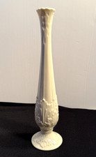 LENOX Florentine Woodland Ivory Tall Bud Vase 11" Made In USA