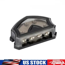 Car Audio Power Ground Distribution Block 0/4 Gauge to 0/4 Gauge Out 