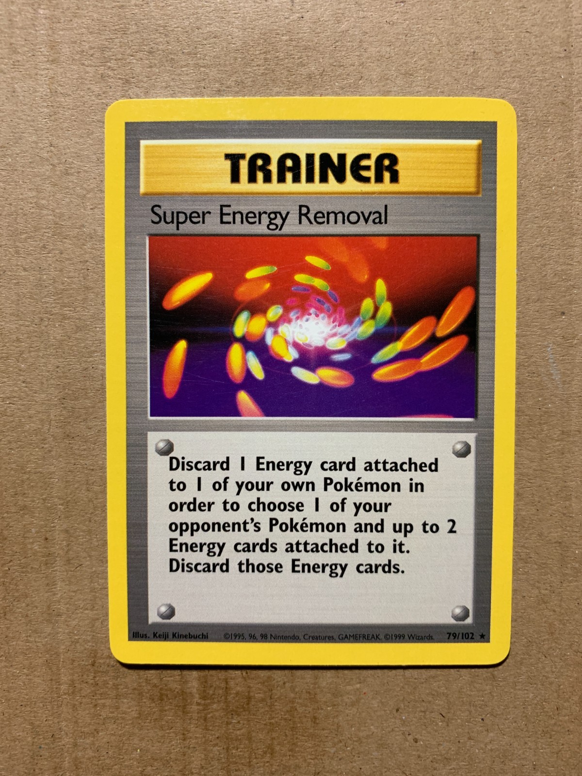 Super Energy Removal 79/102 Base Set - Rare Pokemon Card - NM/Mint